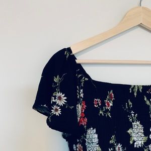 Off The Shoulder Floral Dress